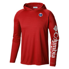 Columbia Washington Wizards Terminal Tackle Long Sleeve Hoodie T-Shirt