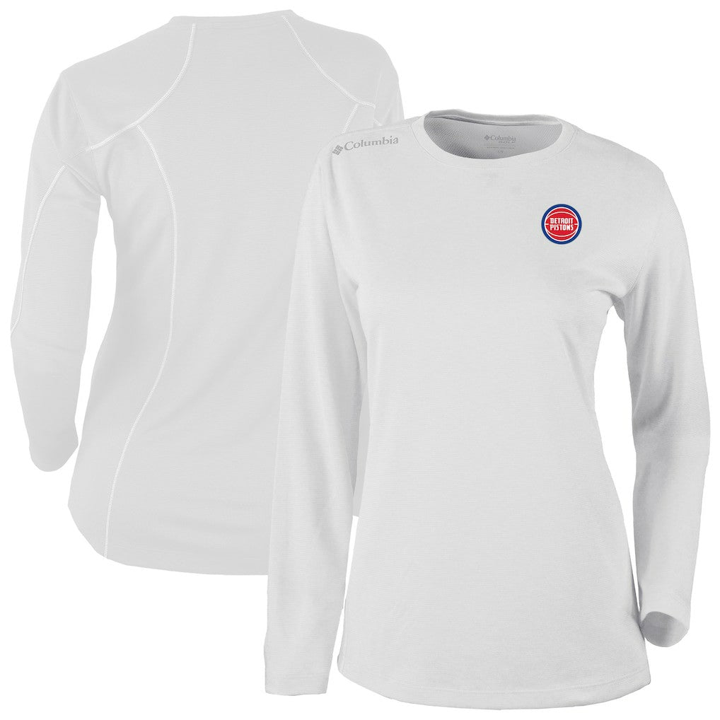Columbia Detroit Pistons Women's Omni-Wick Shotgun Pullover Top sale