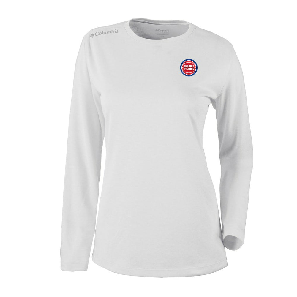 Columbia Detroit Pistons Women's Omni-Wick Shotgun Pullover Top sale