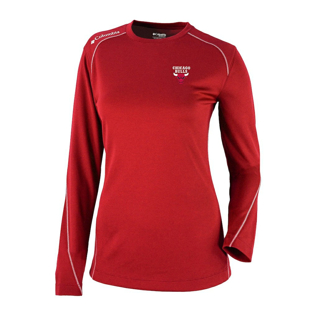 Columbia Chicago Bulls Women's Omni-Wick Shotgun Pullover Top