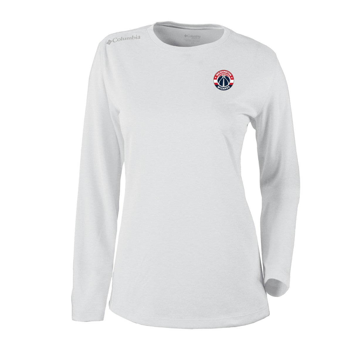 Columbia Washington Wizards Women's Omni-Wick Shotgun Pullover Top