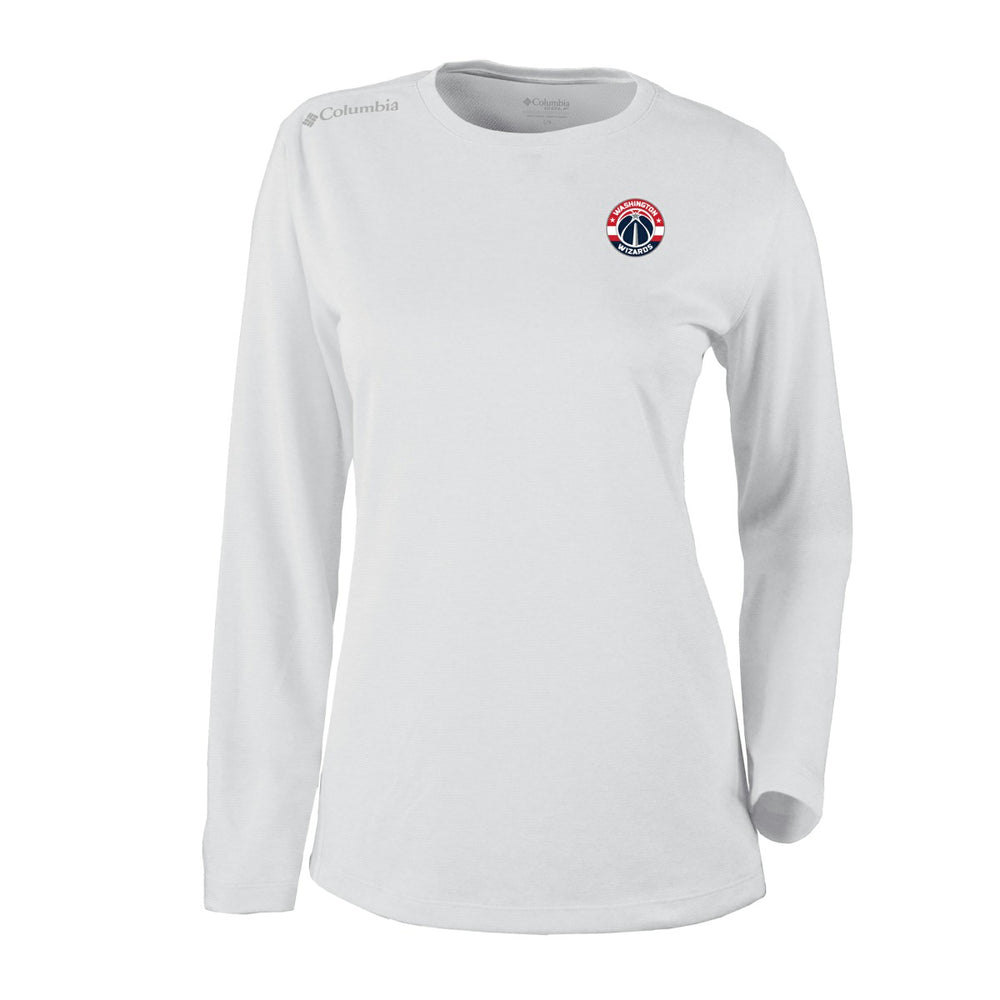 Columbia Washington Wizards Women's Omni-Wick Shotgun Pullover Top