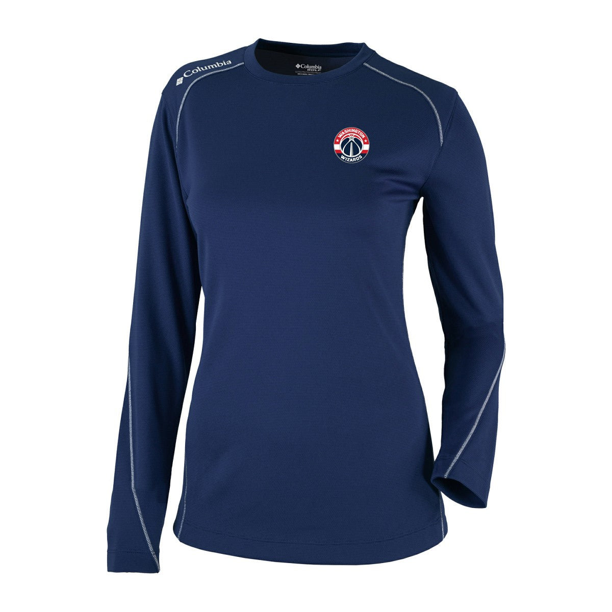 Columbia Washington Wizards Women's Omni-Wick Shotgun Pullover Top