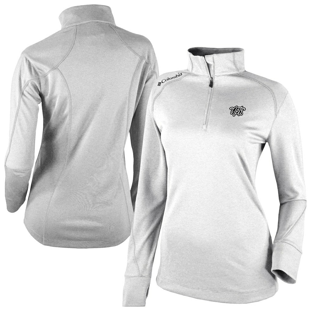 Columbia Brooklyn Nets Women's Omni-Wick Shotgun 2.0 Quarter-Zip Pullover Top