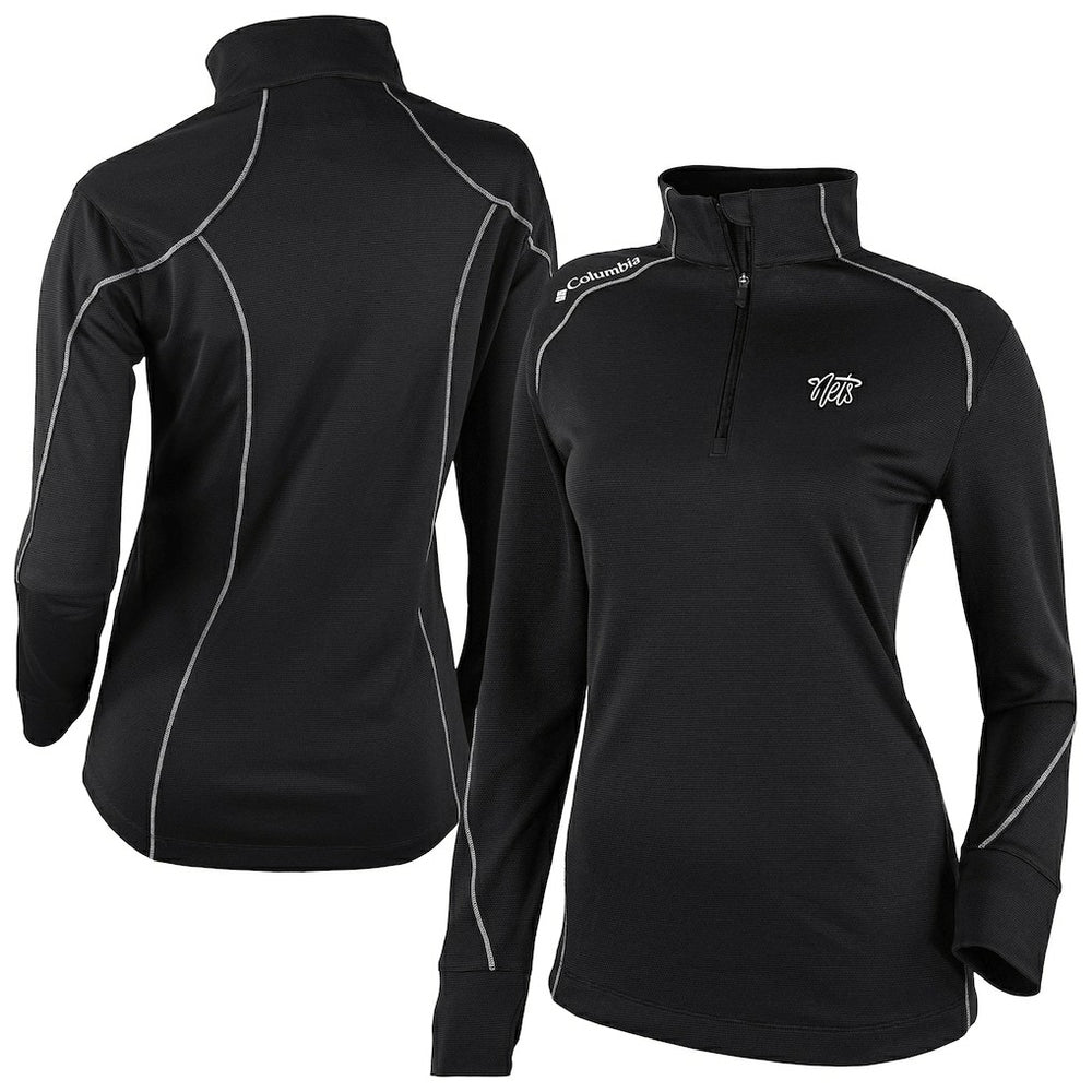 Columbia Brooklyn Nets Women's Omni-Wick Shotgun 2.0 Quarter-Zip Pullover Top