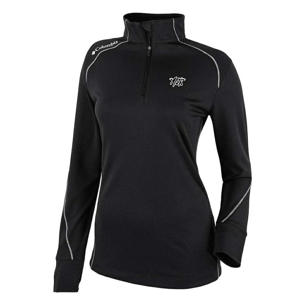 Columbia Brooklyn Nets Women's Omni-Wick Shotgun 2.0 Quarter-Zip Pullover Top
