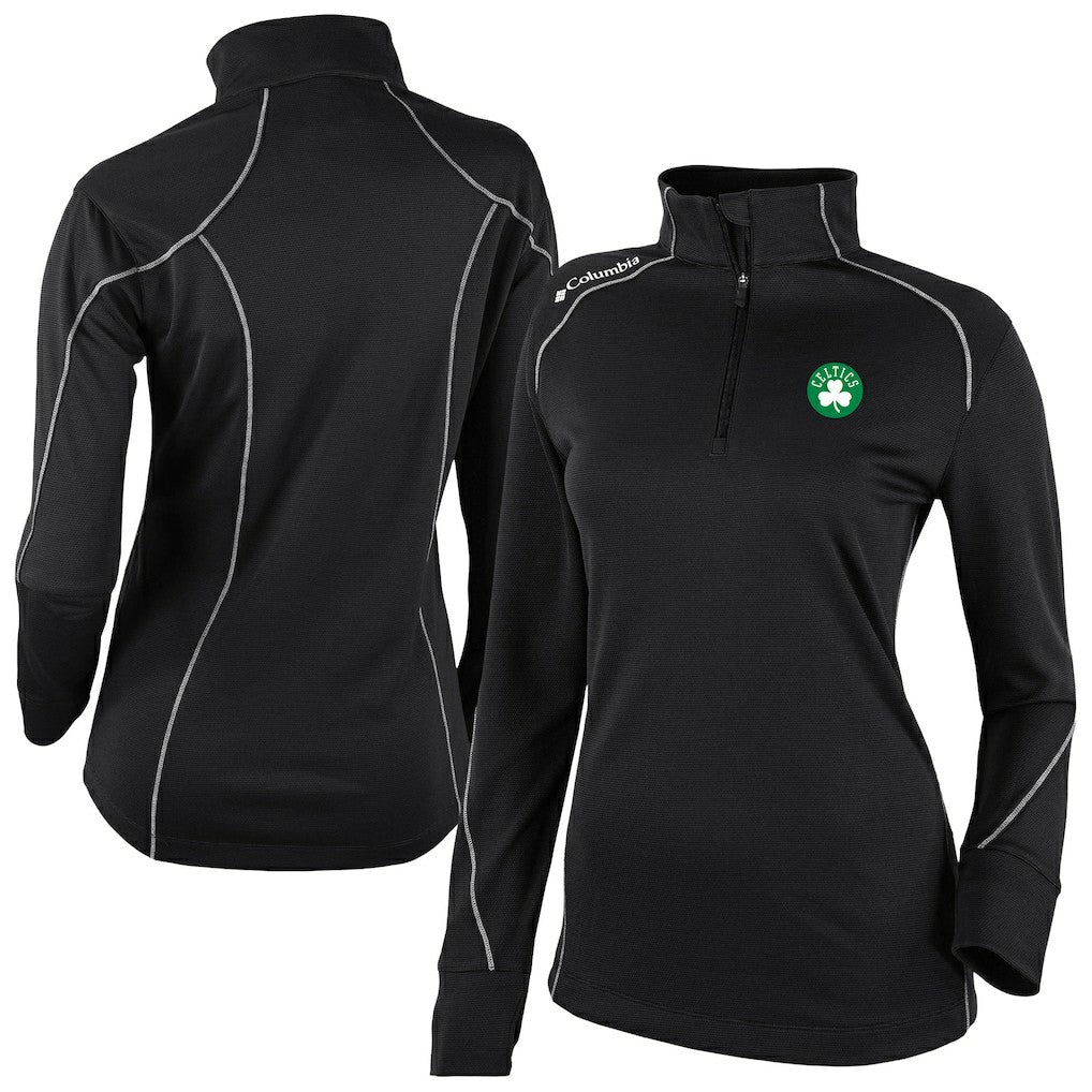 Columbia Boston Celtics Women's Omni-Wick Shotgun 2.0 Quarter-Zip Pullover Top