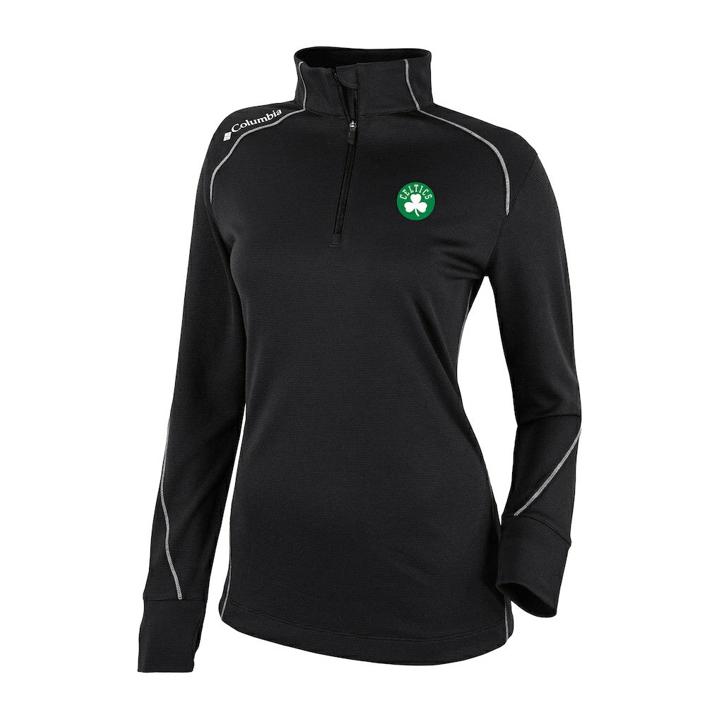 Columbia Boston Celtics Women's Omni-Wick Shotgun 2.0 Quarter-Zip Pullover Top