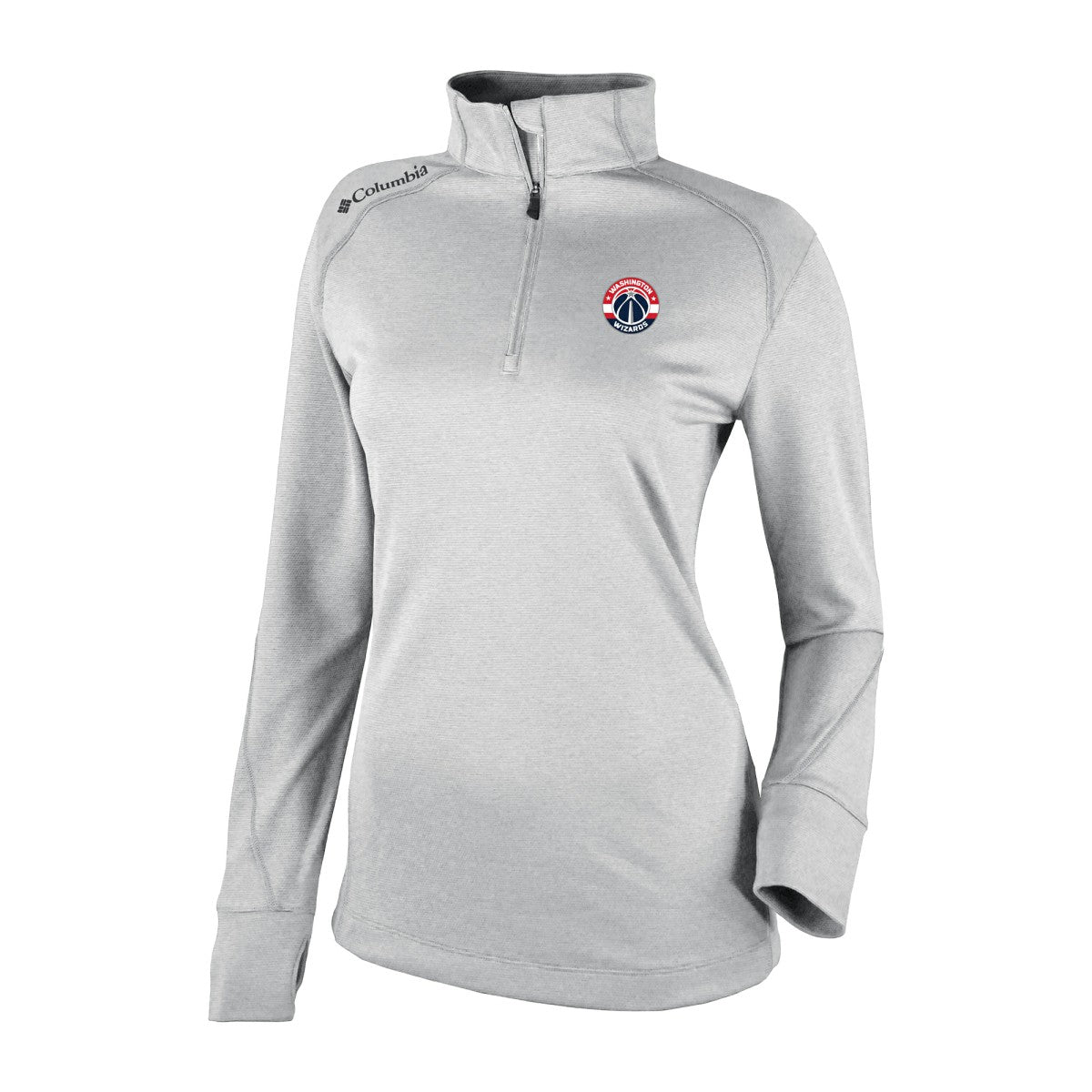 Columbia Washington Wizards Women's Omni-Wick Shotgun 2.0 Quarter-Zip Pullover Top