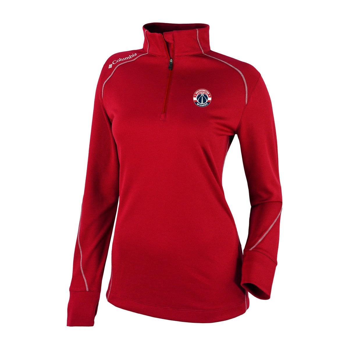 Columbia Washington Wizards Women's Omni-Wick Shotgun 2.0 Quarter-Zip Pullover Top