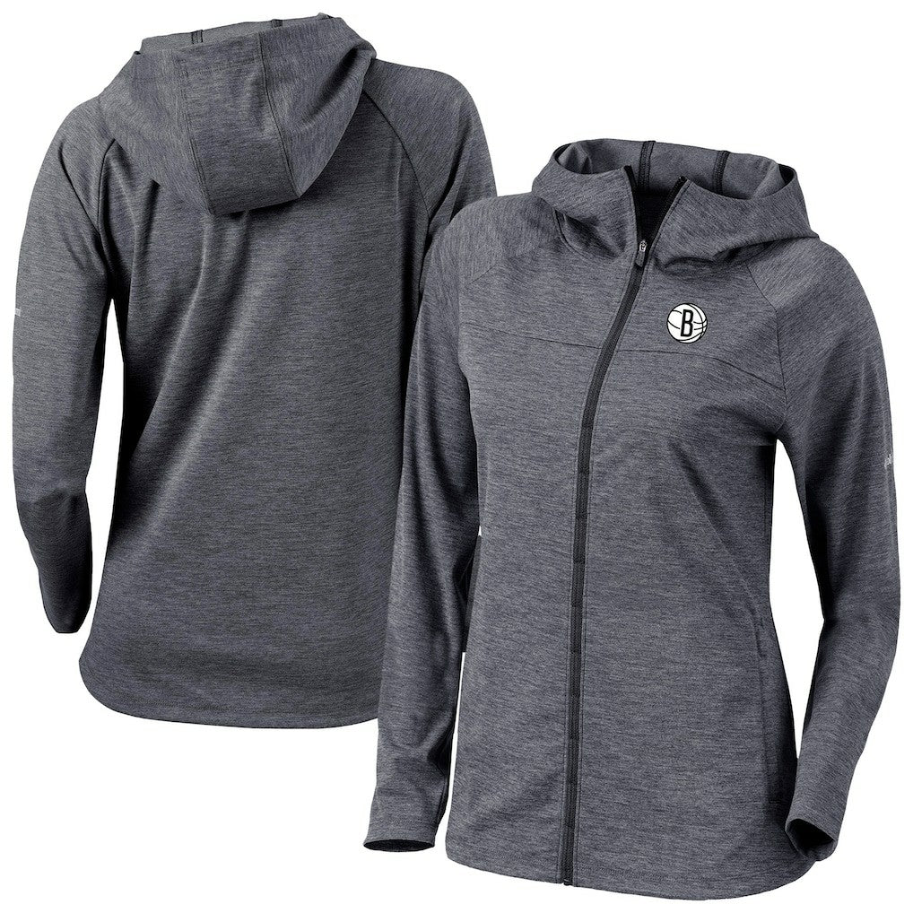 Columbia Brooklyn Nets Women's Omni-Wick Half Shot Full-Zip Hooded Jacket