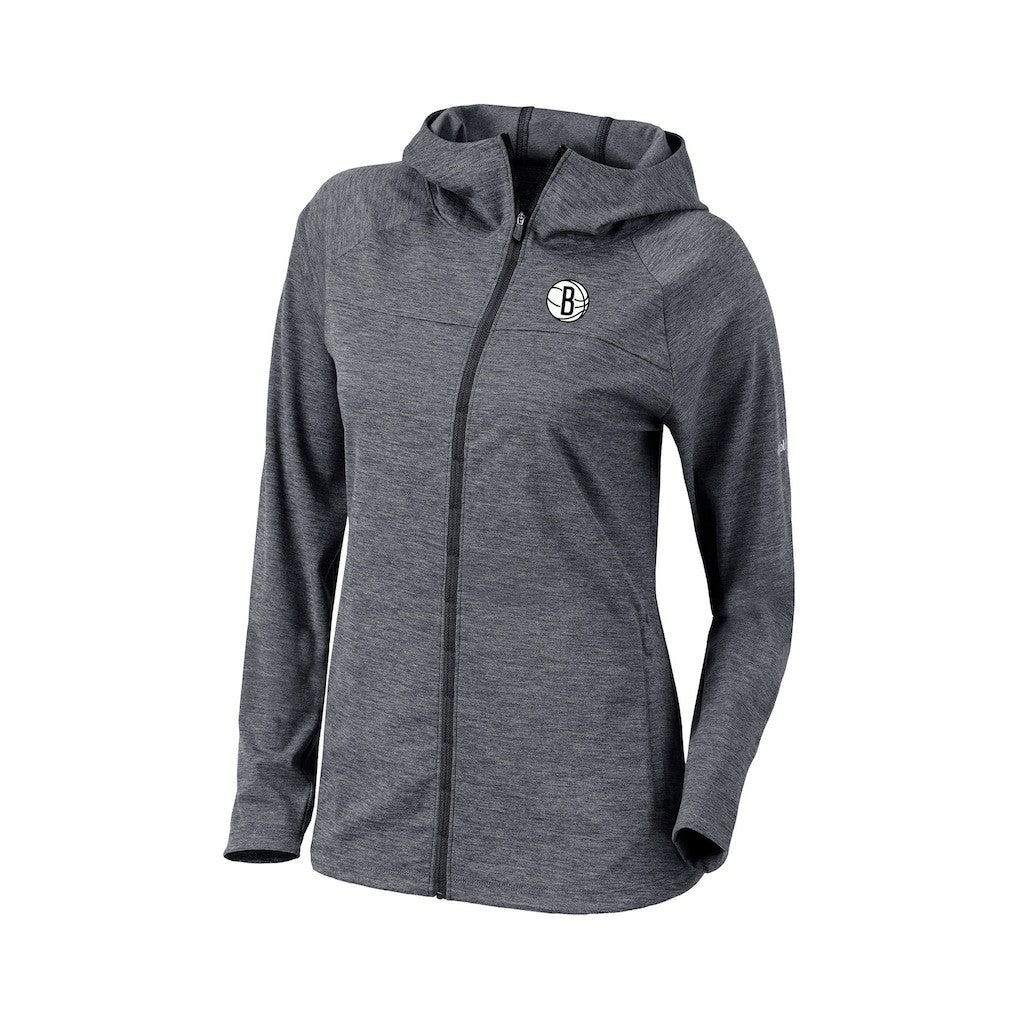 Columbia Brooklyn Nets Women's Omni-Wick Half Shot Full-Zip Hooded Jacket