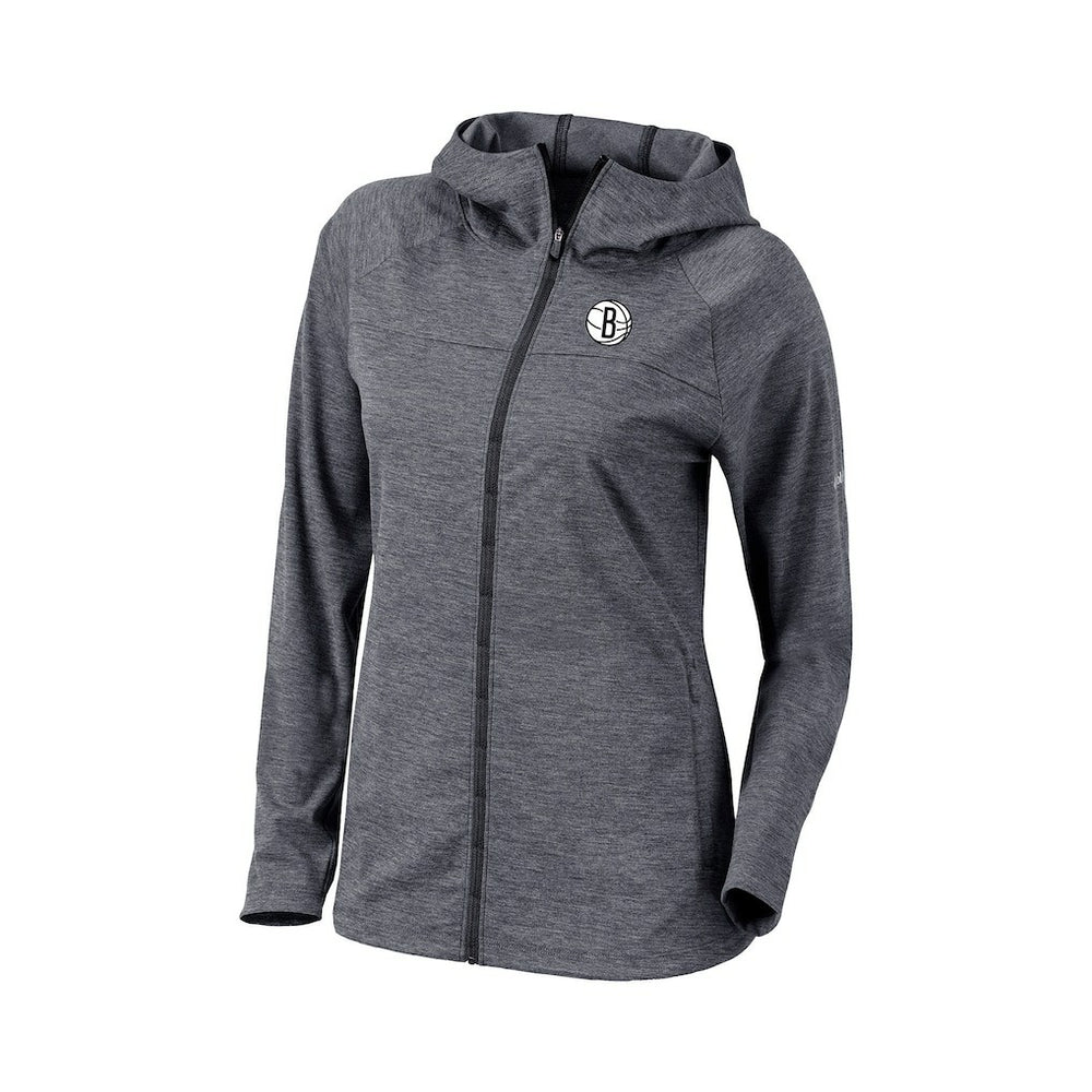Columbia Brooklyn Nets Women's Omni-Wick Half Shot Full-Zip Hooded Jacket