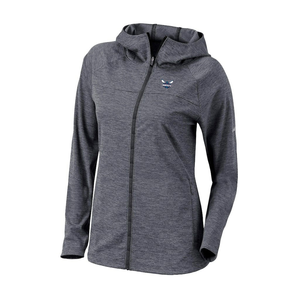 Columbia Charlotte Hornets Women's Omni-Wick Half Shot Full-Zip Hooded Jacket