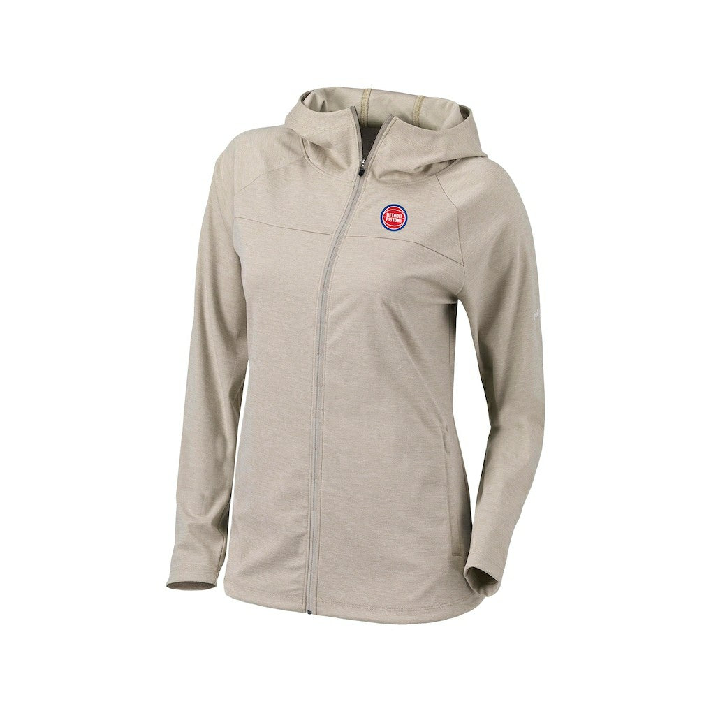 Columbia Detroit Pistons Women's Omni-Wick Half Shot Full-Zip Hooded Jacket sale