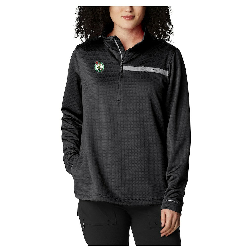 Columbia Boston Celtics Women's Skiff Guide Fleece Pullover Top