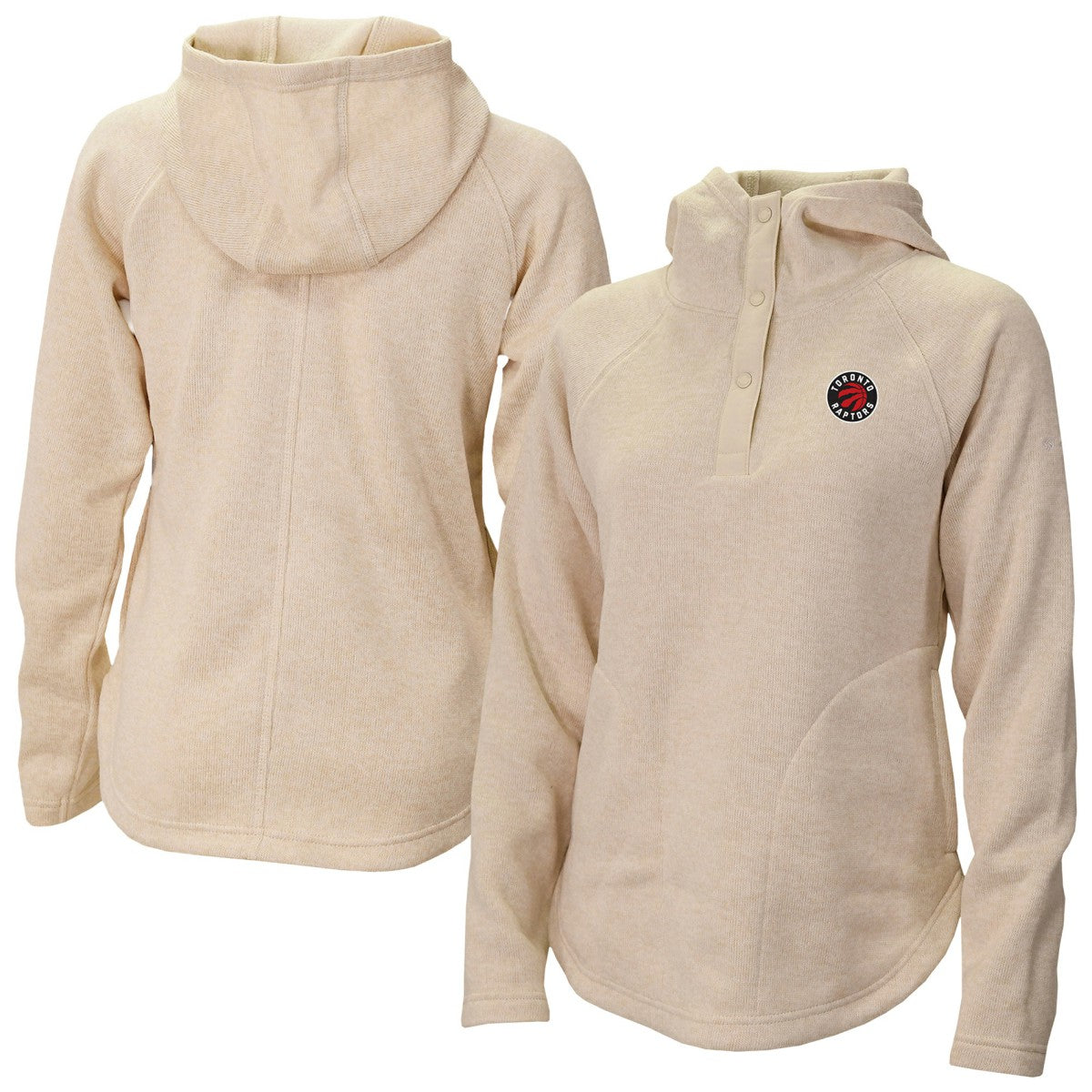 Columbia Toronto Raptors Women's Sweater Weather Quarter-Snap Hoodie
