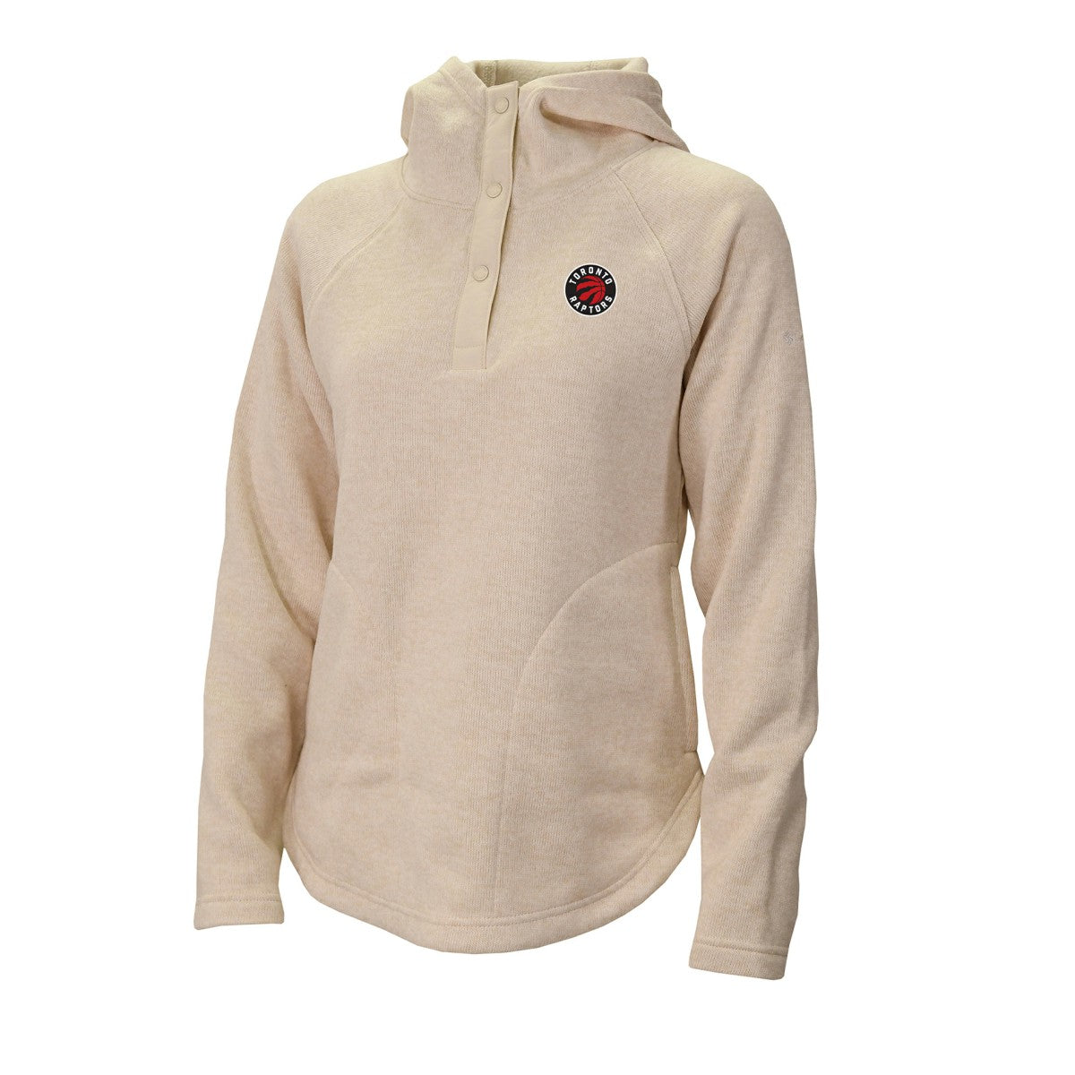 Columbia Toronto Raptors Women's Sweater Weather Quarter-Snap Hoodie