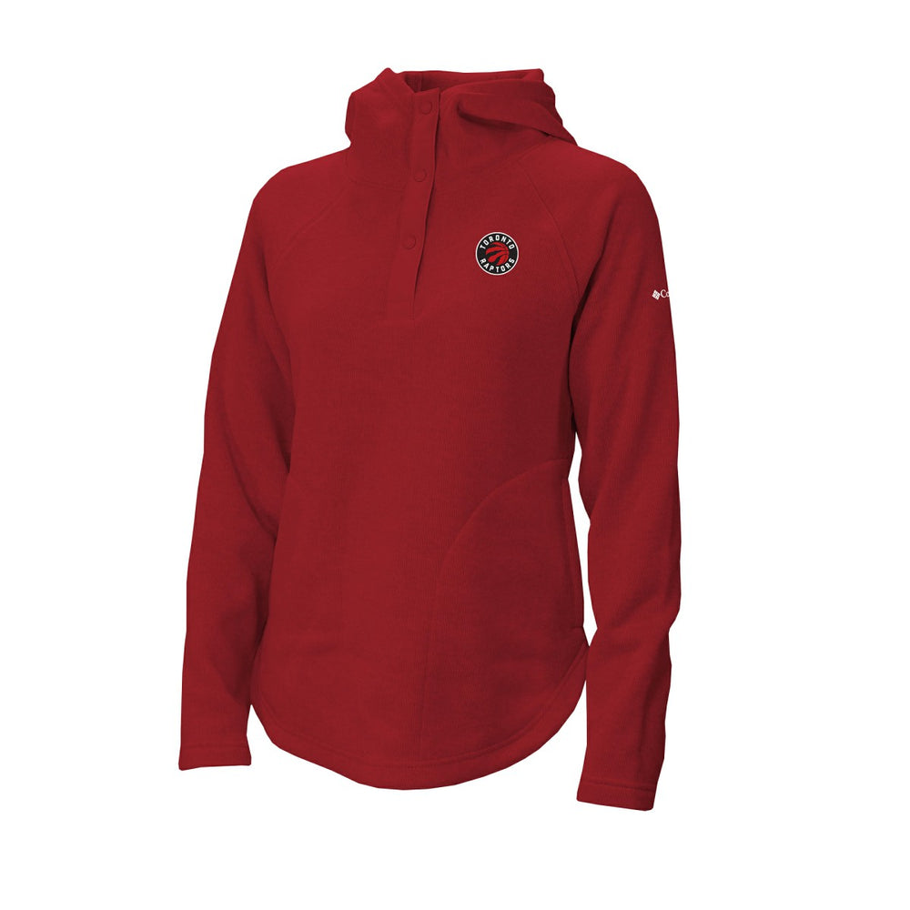 Columbia Toronto Raptors Women's Sweater Weather Quarter-Snap Hoodie
