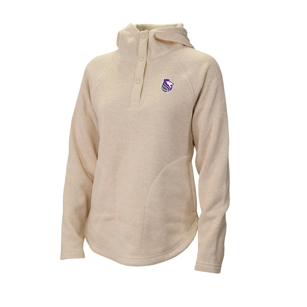 Columbia Sacramento Kings Women's Sweater Weather Quarter-Snap Hoodie