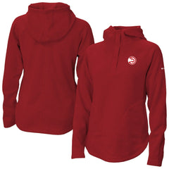 Columbia Atlanta Hawks Women's Sweater Weather Quarter-Snap Hoodie