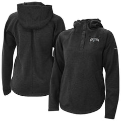Columbia San Antonio Spurs Women's Sweater Weather Quarter-Snap Hoodie