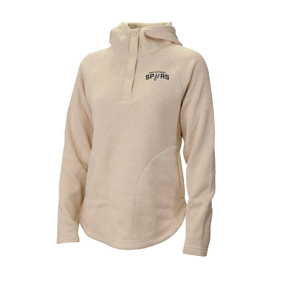 Columbia San Antonio Spurs Women's Sweater Weather Quarter-Snap Hoodie