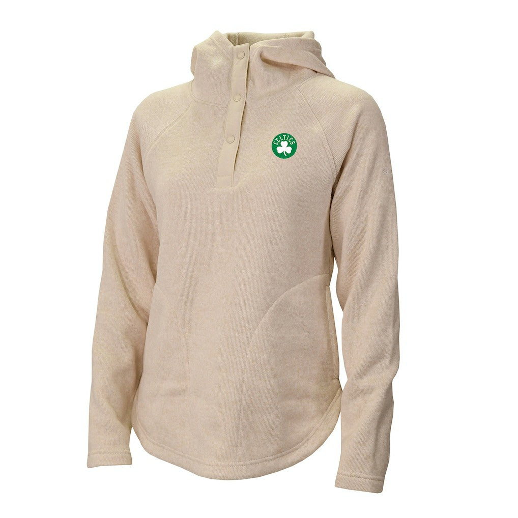 Columbia Boston Celtics Women's Sweater Weather Quarter-Snap Hoodie