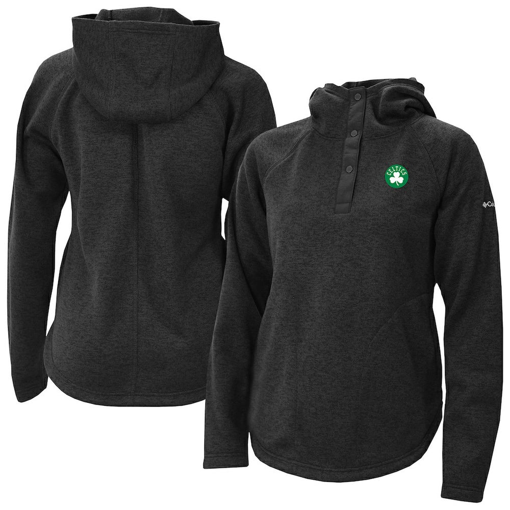 Columbia Boston Celtics Women's Sweater Weather Quarter-Snap Hoodie