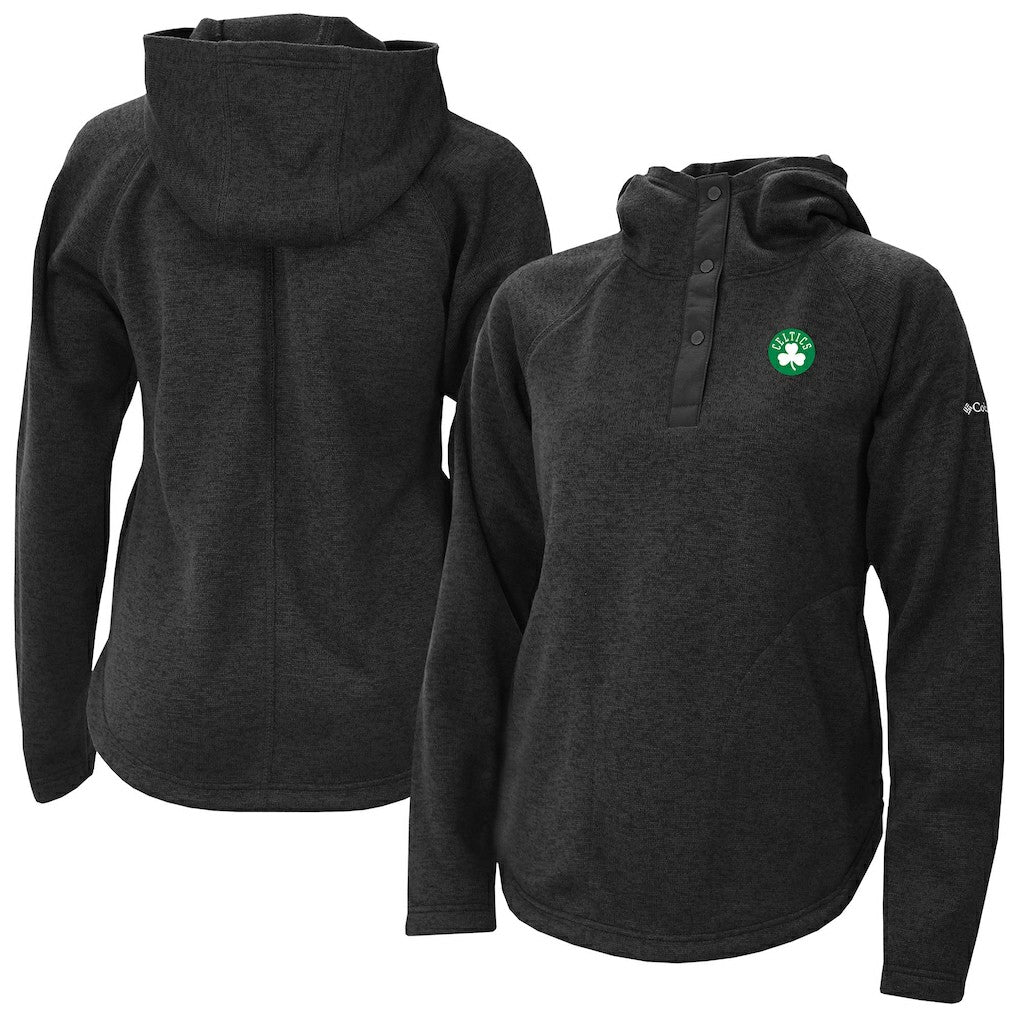 Columbia Boston Celtics Women's Sweater Weather Quarter-Snap Hoodie