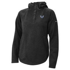 Columbia Charlotte Hornets Women's Sweater Weather Quarter-Snap Hoodie