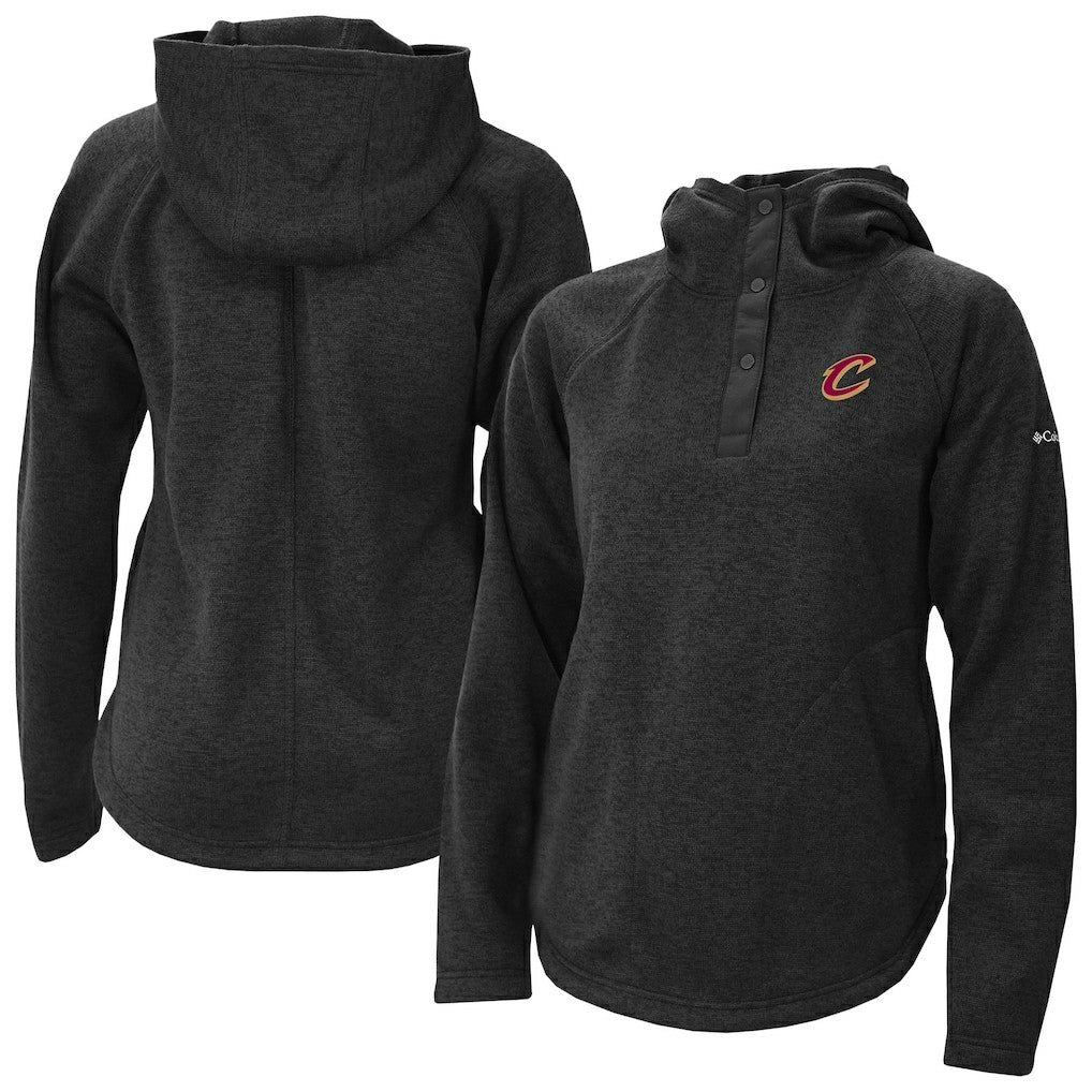 Columbia Cleveland Cavaliers Women's Sweater Weather Quarter-Snap Hoodie sale