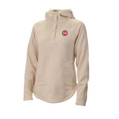 Columbia Detroit Pistons Women's Sweater Weather Quarter-Snap Hoodie sale