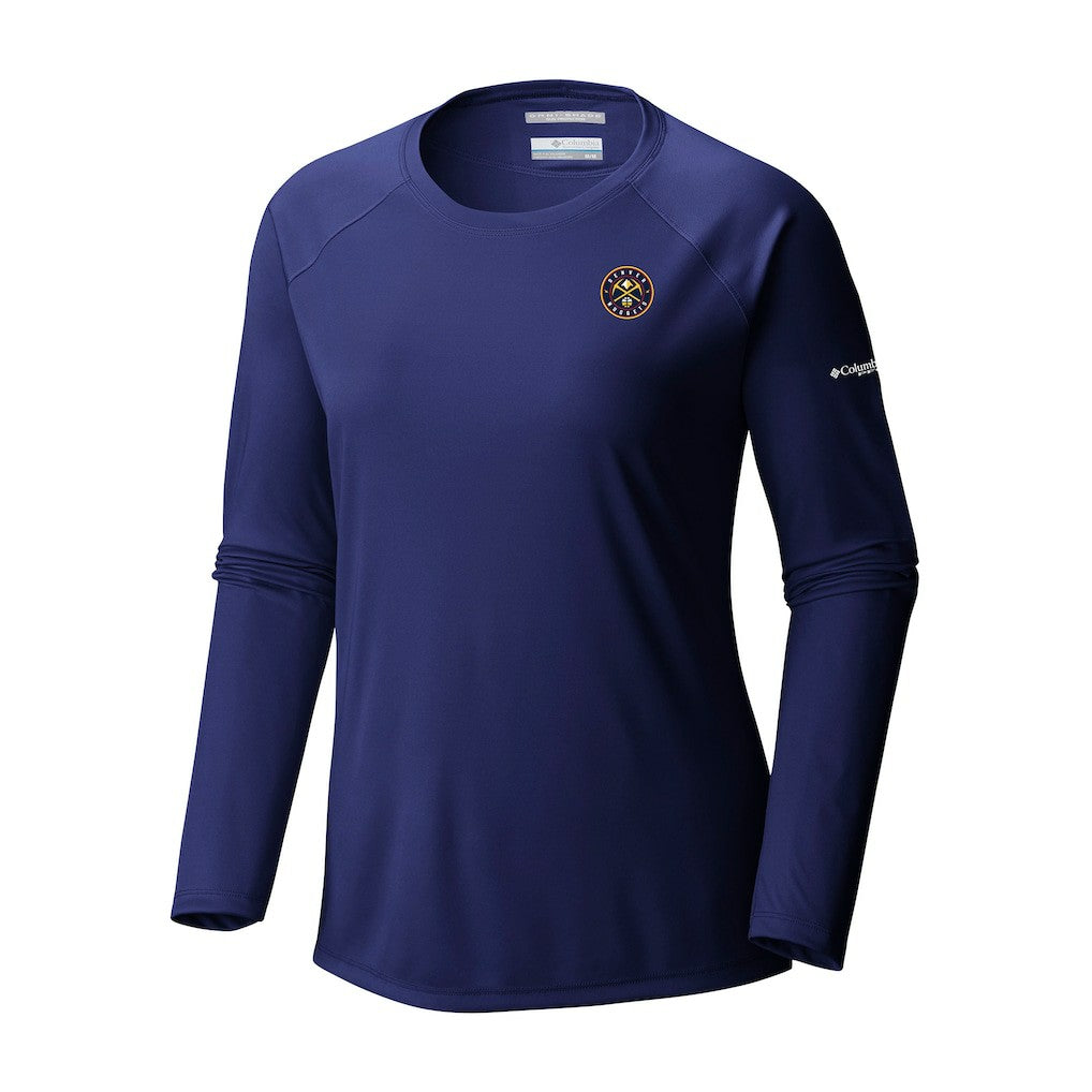 Columbia Denver Nuggets Women's Tidal Tee II Long Sleeve T-Shirt sale