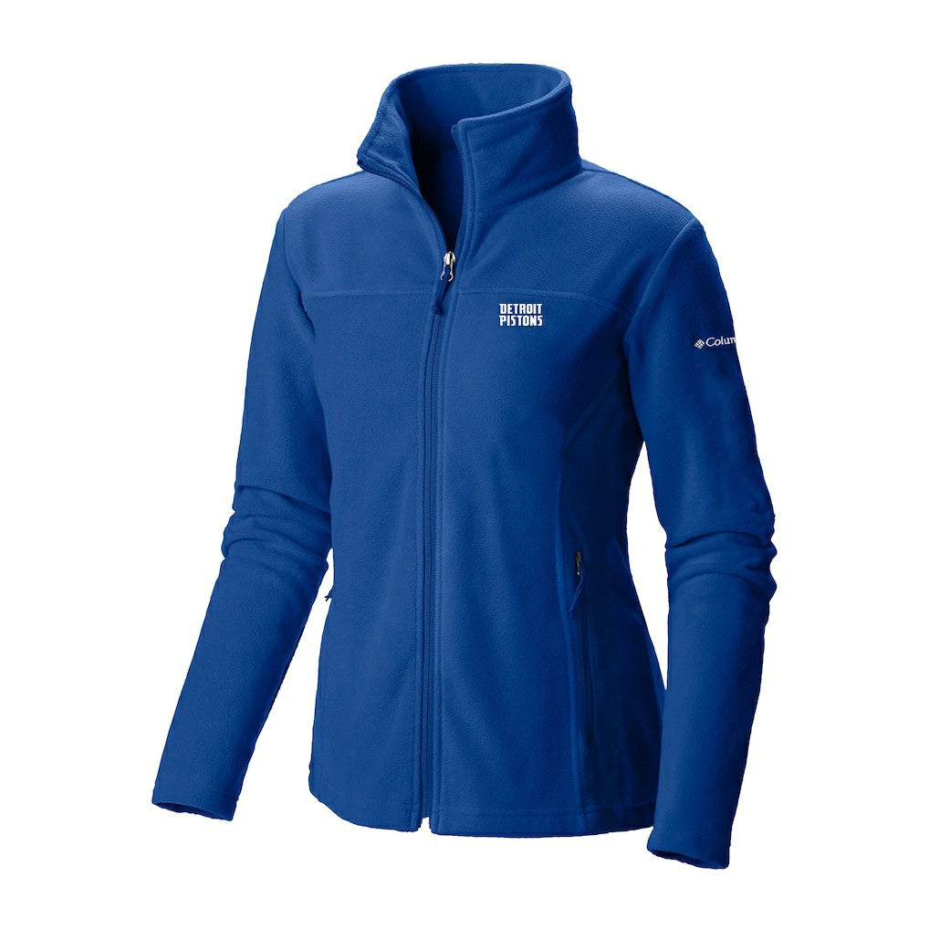 Columbia Detroit Pistons Women's Give & Go II Fleece Full-Zip Jacket sale