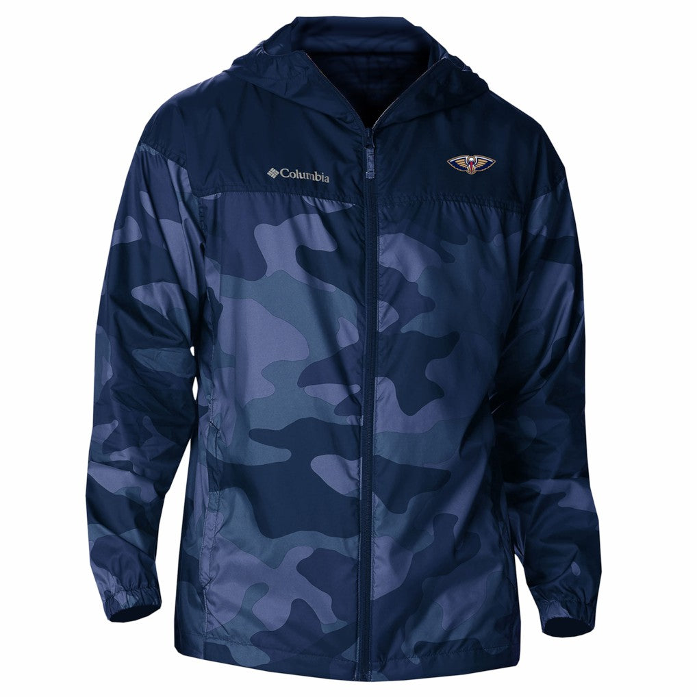 Columbia New Orleans Pelicans Flash Challenger Windbreaker Jacket