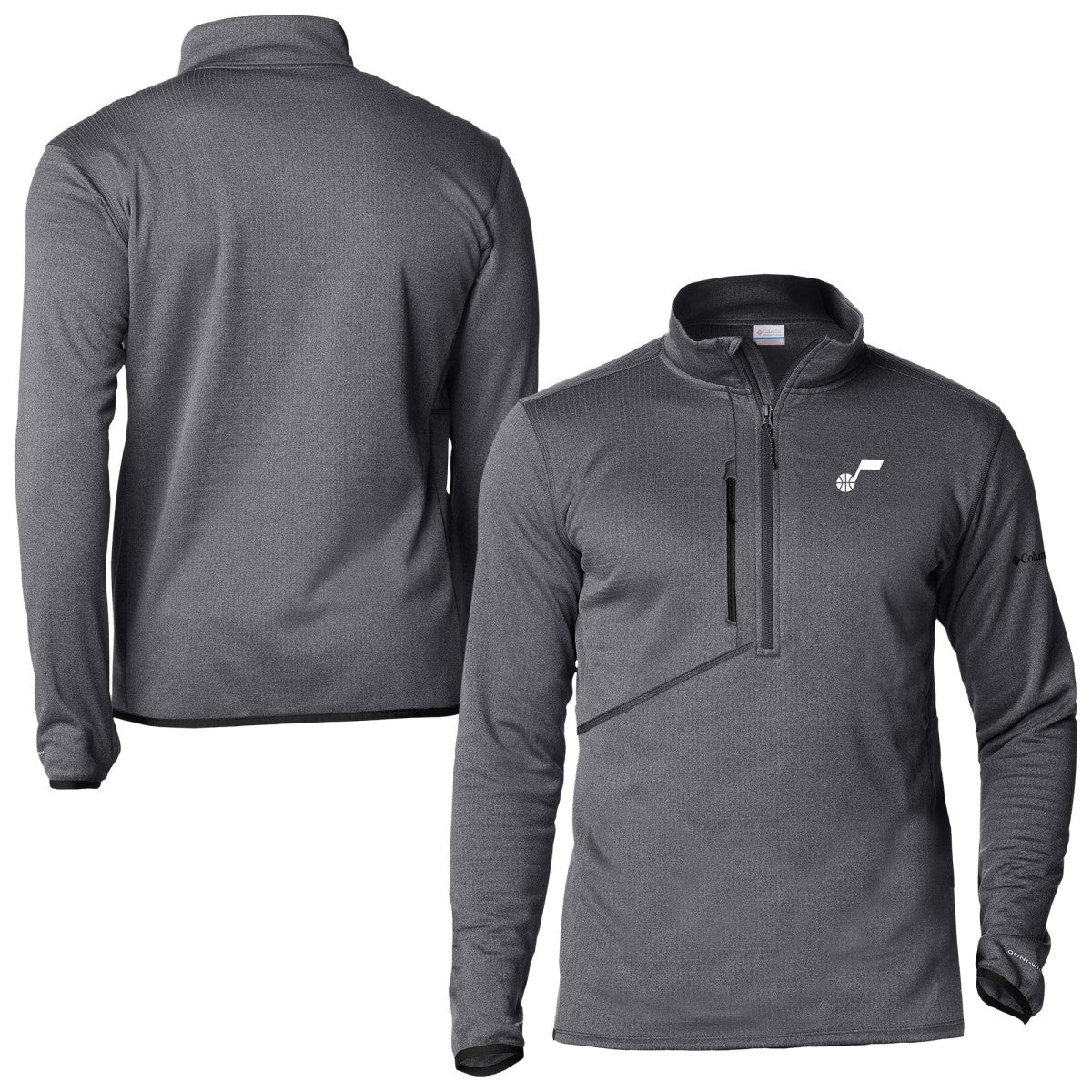 Columbia Utah Jazz Park View Fleece Half-Zip Top