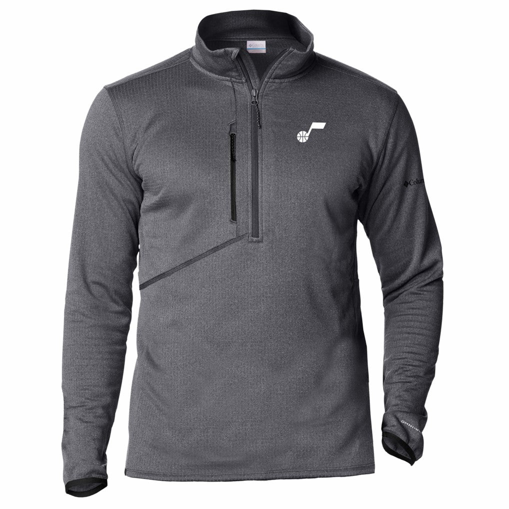 Columbia Utah Jazz Park View Fleece Half-Zip Top