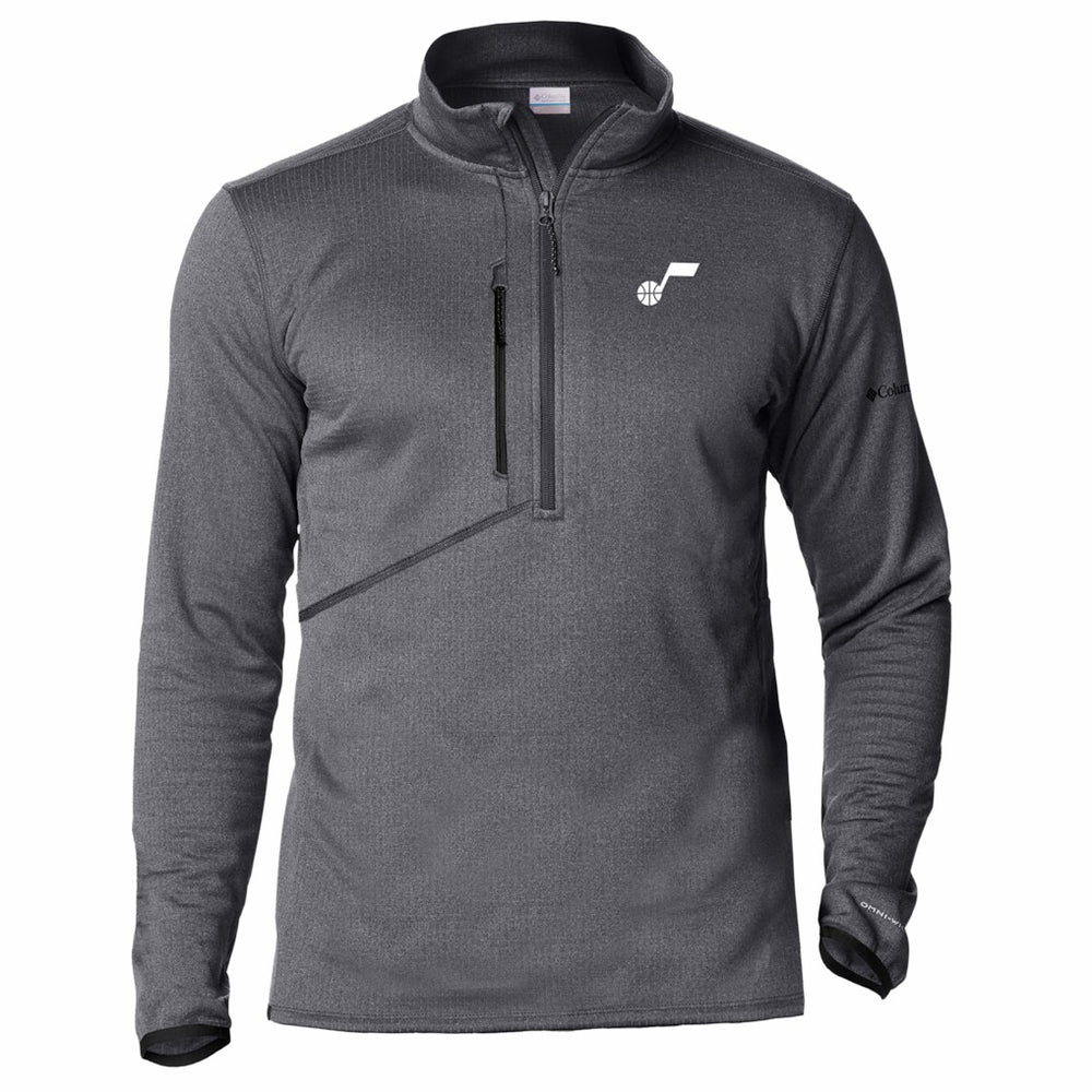 Columbia Utah Jazz Park View Fleece Half-Zip Top