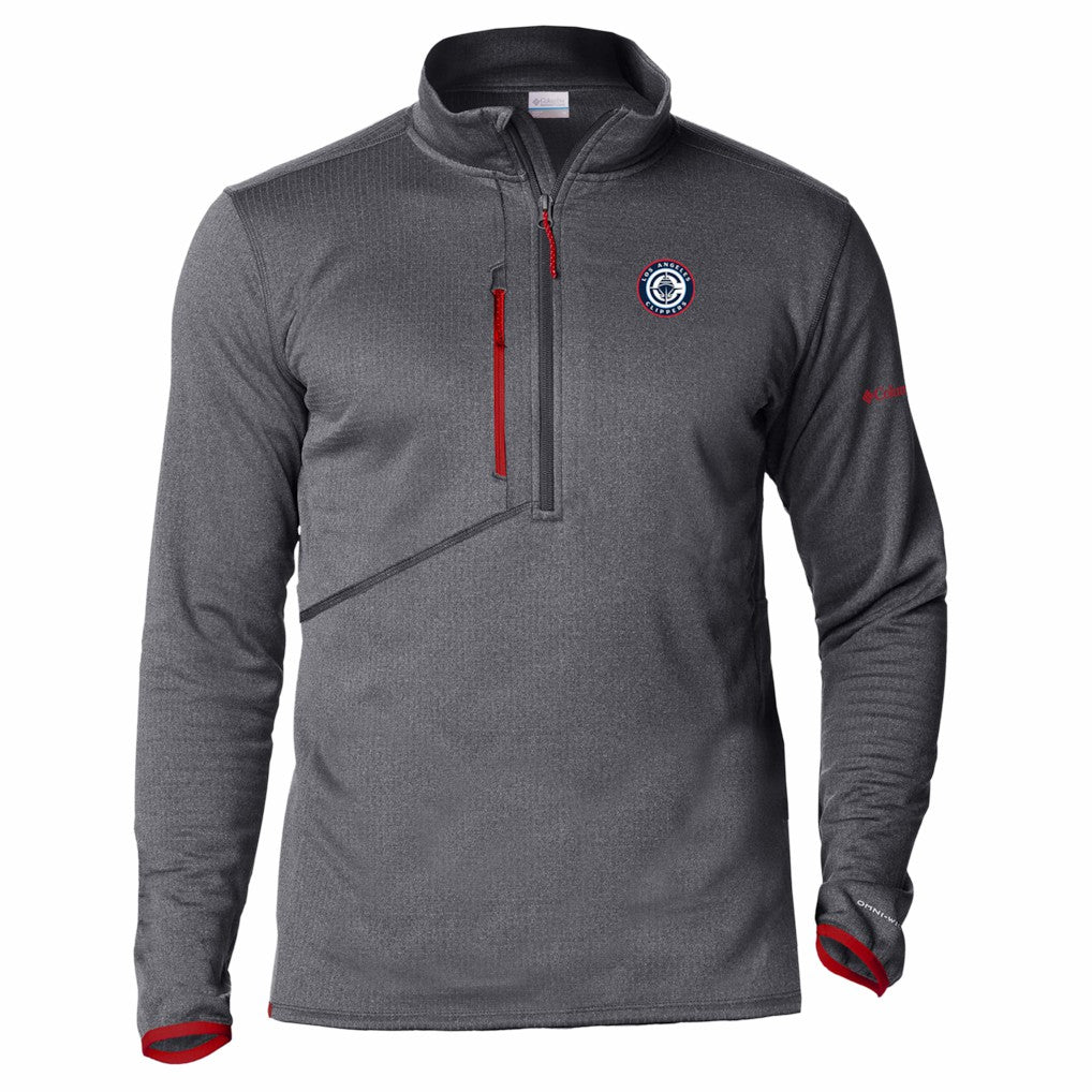 Columbia LA Clippers Park View Fleece Half-Zip Top