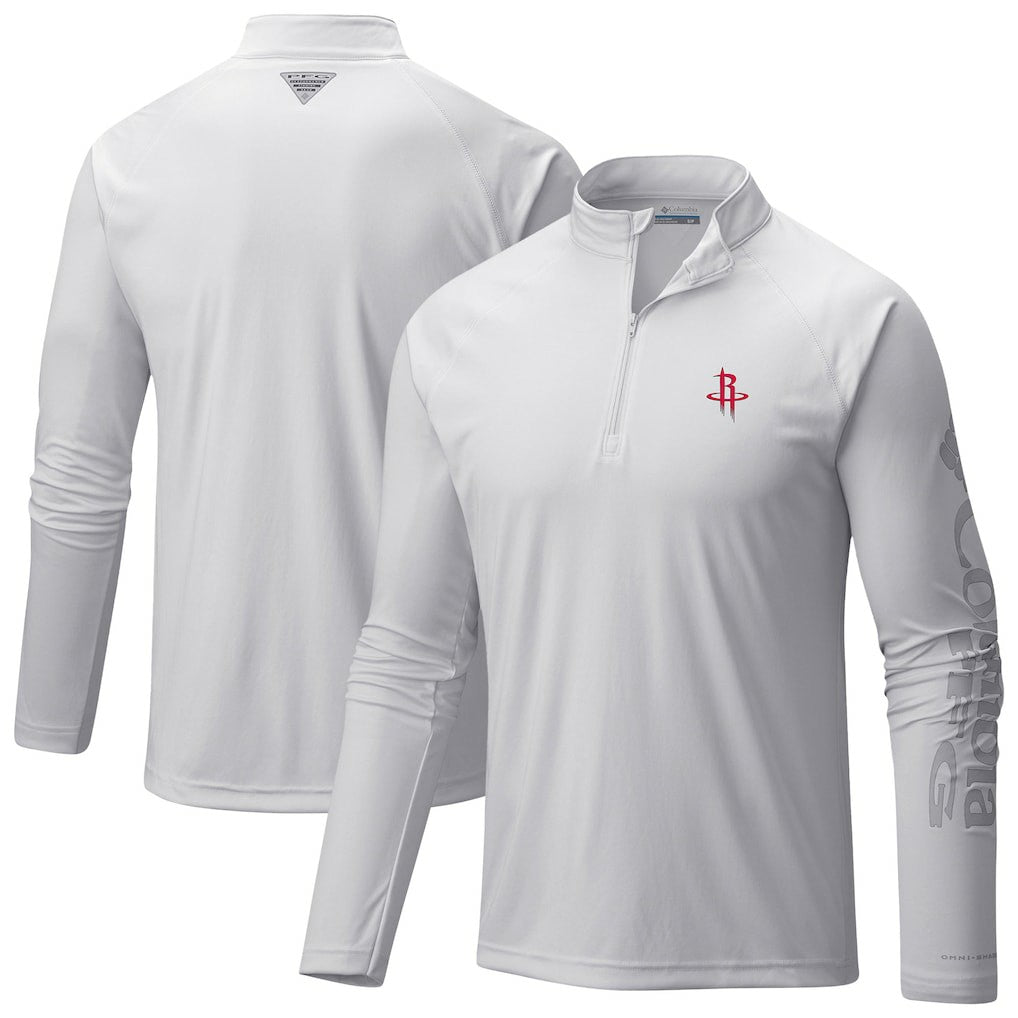 Columbia Houston Rockets PFG Terminal Tackle Quarter-Zip Top sale