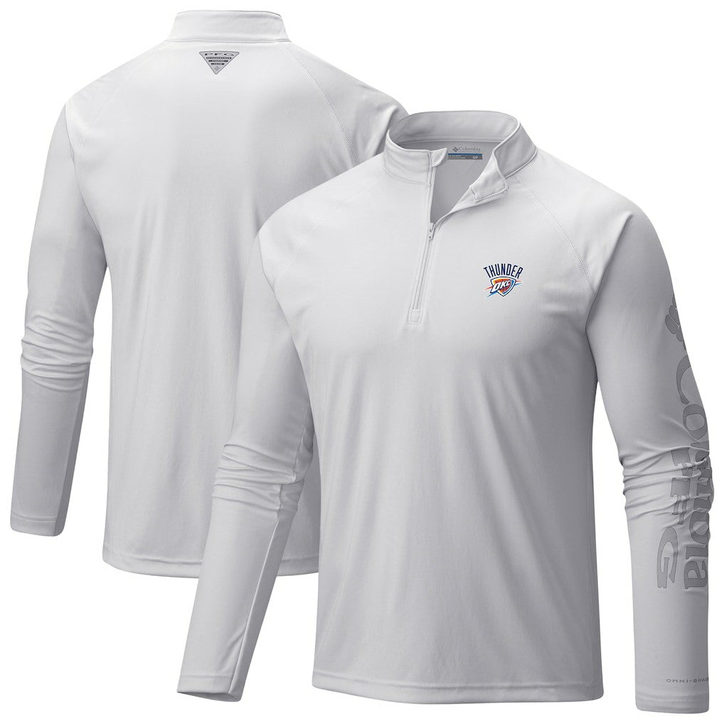 Columbia Oklahoma City Thunder PFG Terminal Tackle Quarter-Zip Top