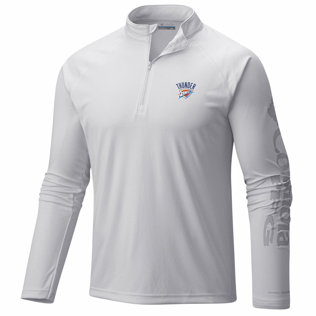 Columbia Oklahoma City Thunder PFG Terminal Tackle Quarter-Zip Top