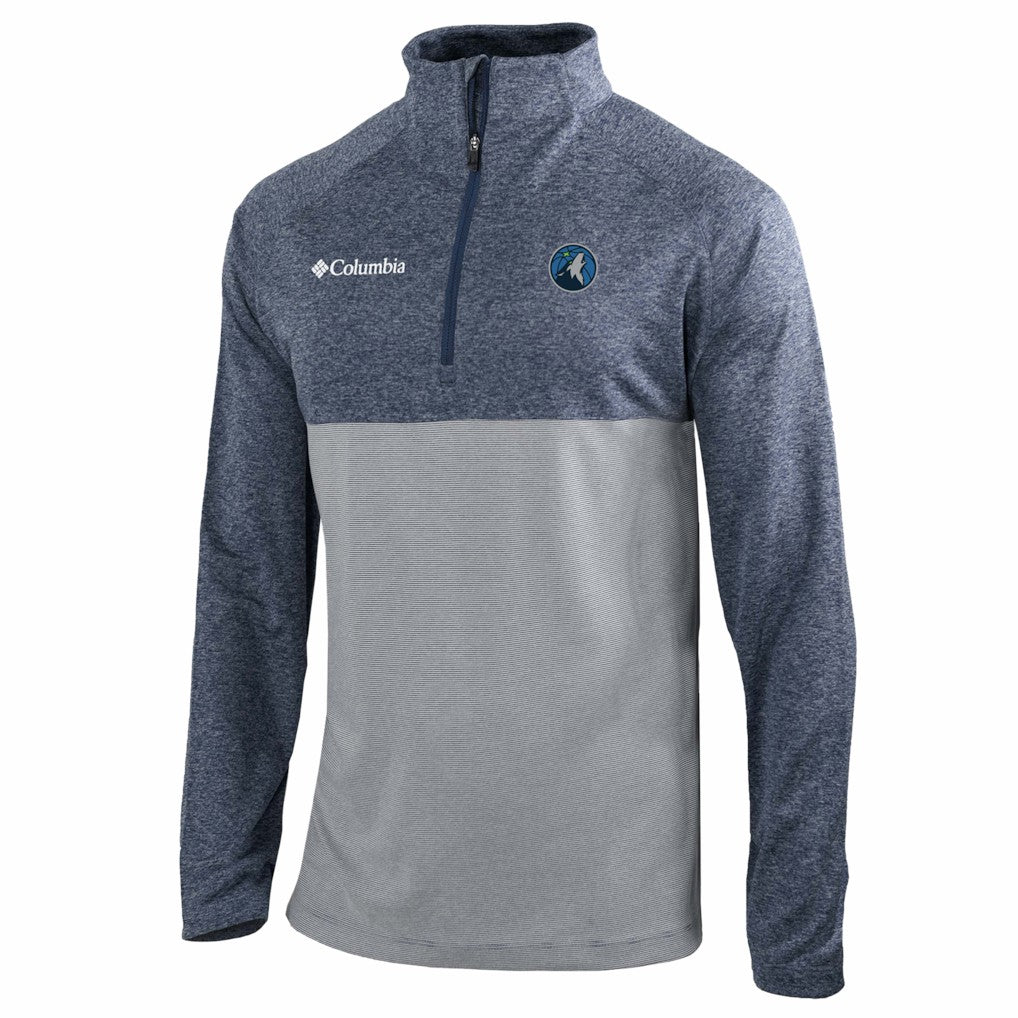 Columbia Minnesota Timberwolves Omni-Wick Rockin' It Quarter-Zip Top