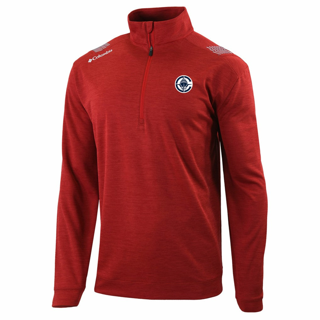 Columbia LA Clippers Oakland Downs Omni-Wick Quarter-Zip Top