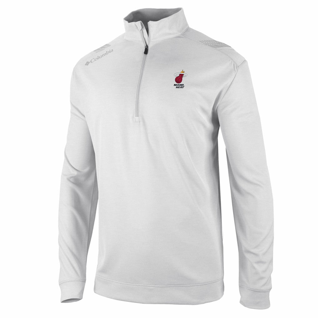 Columbia Miami Heat Oakland Downs Omni-Wick Quarter-Zip Top