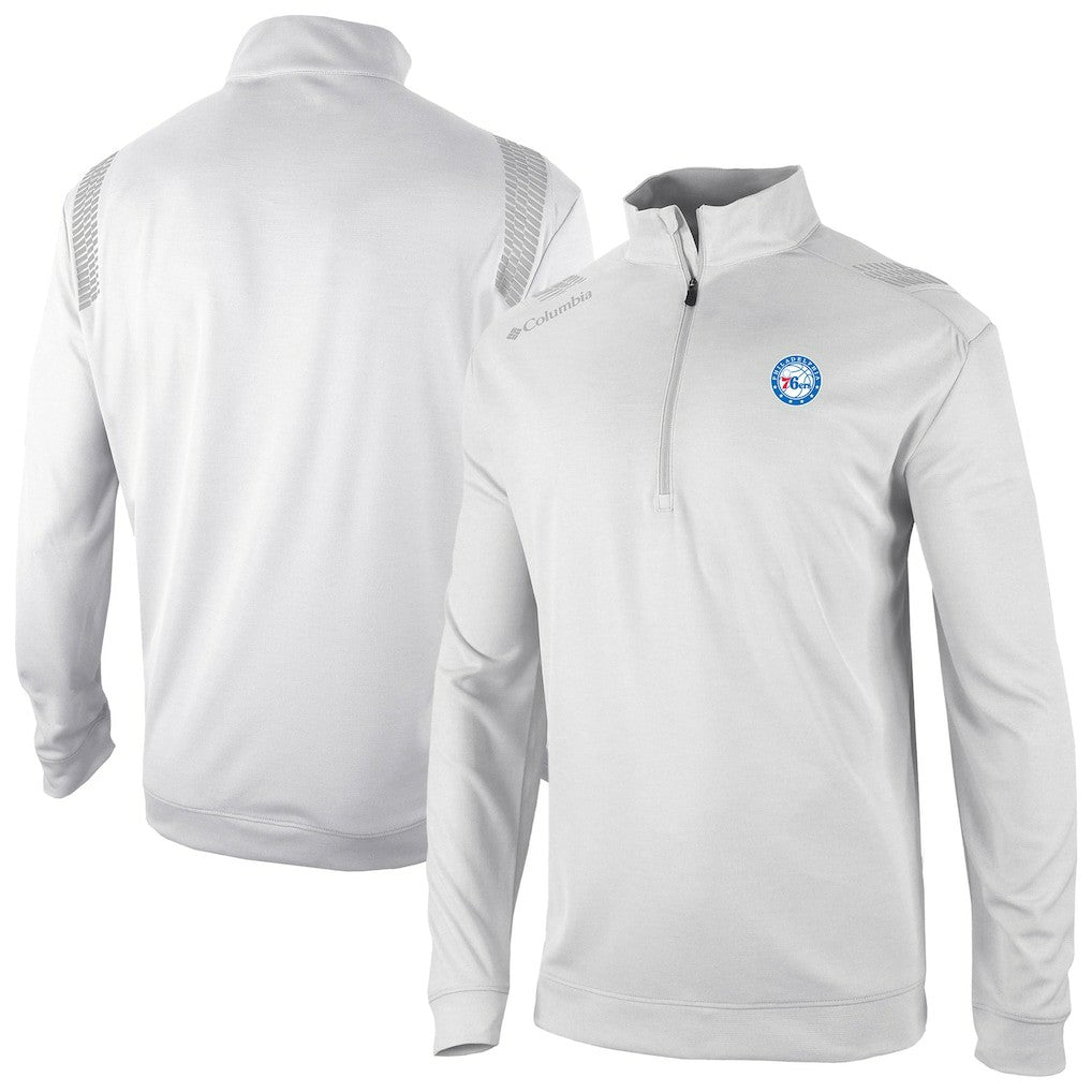 Columbia Philadelphia 76ers Oakland Downs Omni-Wick Quarter-Zip Top