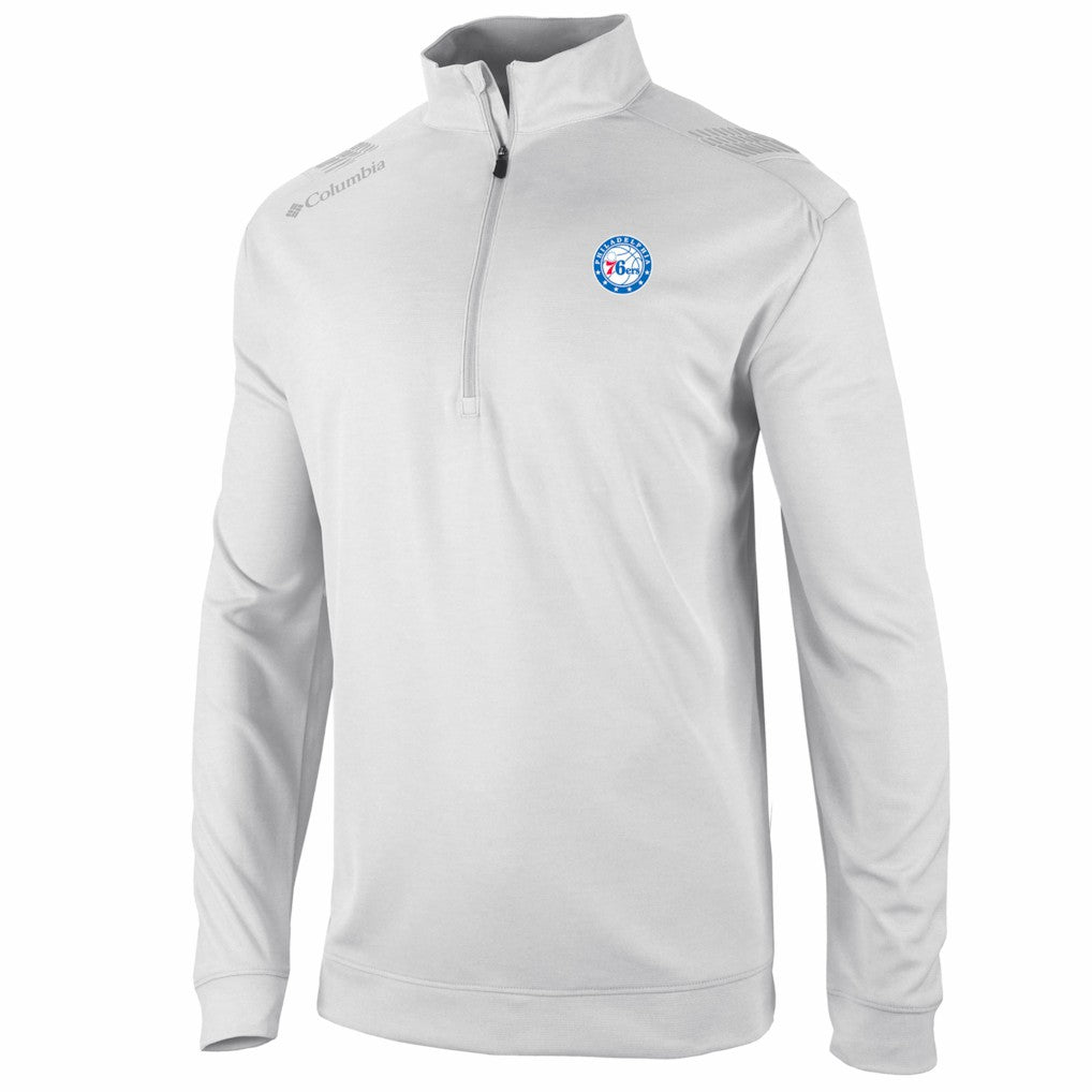 Columbia Philadelphia 76ers Oakland Downs Omni-Wick Quarter-Zip Top