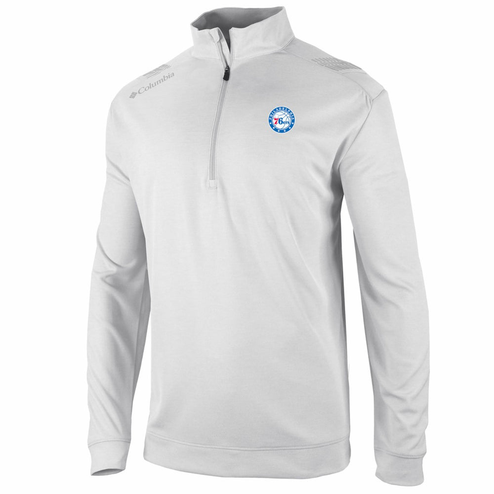 Columbia Philadelphia 76ers Oakland Downs Omni-Wick Quarter-Zip Top