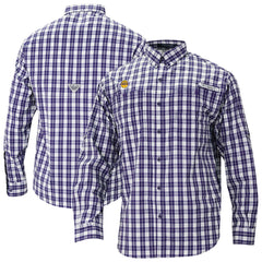Columbia Los Angeles Lakers Super Tamiami Omni-Shade Long Sleeve Button-Down Shirt